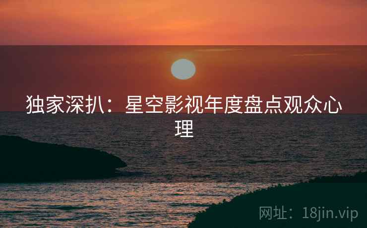 独家深扒：星空影视年度盘点观众心理